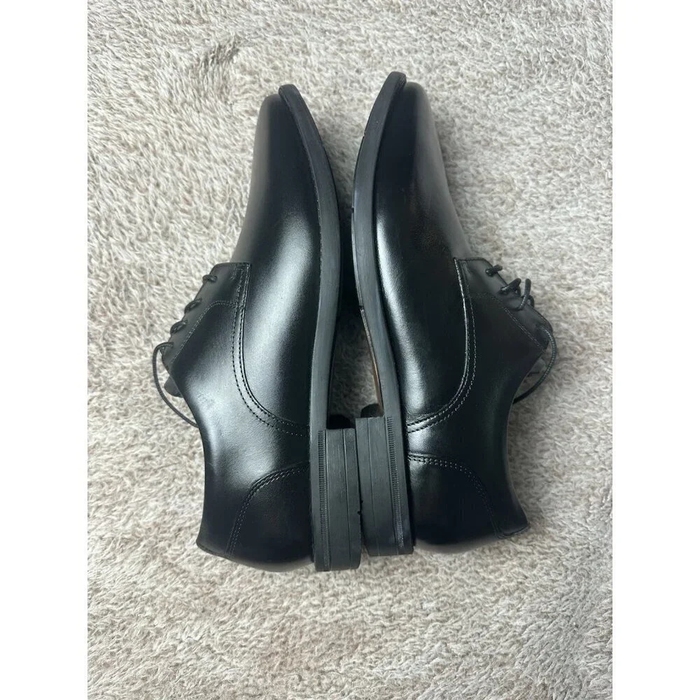 Florsheim Men's Black Leather Oxford Dress Shoes Round Toe Flexsole 9 NWOB